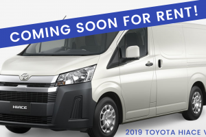 COMING SOON FOR RENT 2019 Toyota Hiace Van